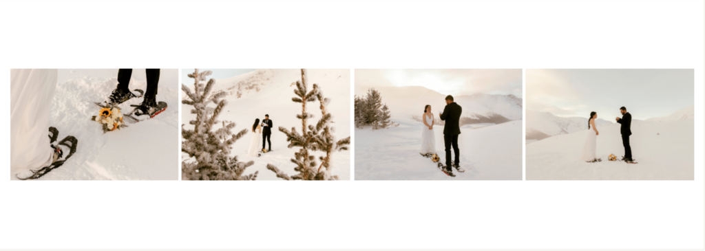 Minimalist Wedding Album Layout